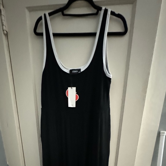 Black Jumpsuit with white trim NWT - Picture 3 of 3